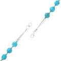 Sleeping Beauty Turquoise Necklace Sterling Silver Accents 39853