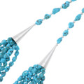 Natural Spiderweb Turquoise Navajo Necklace 39913