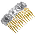 Navajo Sterling Silver Hair Comb 40289