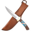 Ironwood Spiderweb Turquoise Handle Knife 40446