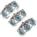 Genuine Kingman Turquoise Bracelet Stone Variations 21063