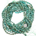 8mm x 10mm Oval Turquoise Beads 37138