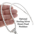 Sterling Silver Navajo Desert Pearl Necklace Upgrade 23647