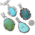 Native American Turquoise Pendant 40592