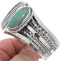 Green Turquoise Sterling Silver Bracelet 40740
