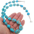 Large Natural Turquoise Bead Necklace 40795