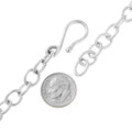 Silver Rolo Chain with Sterling Silver Hook Priced Per Inch 40912