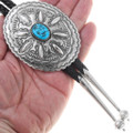Full Size Arizona Turquoise Silver Western Bolo Tie 41062