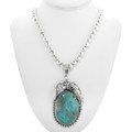 Turquoise Sterling Silver Pendant 28672