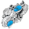 Navajo Sterling Silver Blue Turquoise Ring