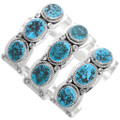 Native American Old Pawn Style Arizona Turquoise Bracelet 24936