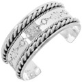 Native American Sterling Silver Cuff Bracelet 41399