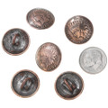 Real Indian Head Cents Copper Buttons US Coins Set of Six 41647