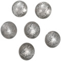 Real Mercury Dime Buttons 41679
