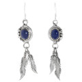 Sterling Silver Lapis Lazuli Earrings 41725