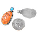 Native American Spiny Oyster Earrings Artist Gary Shorty 41775