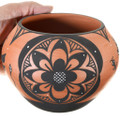 Pueblo Flower Mandala Motif Zuni Pottery 37308