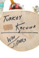 Authentic Hopi Tribe Turkey Kachina Artist Signed 41849
