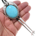 Classic Western Turquoise Bolo Tie 41980