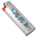 Navajo Turquoise silver Lighter Case Cover 27611