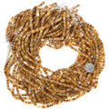 Gold Lip Heishi 4-6mm Wide Natural Shell Sold by 24 inch Strand 37477