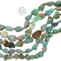 Green Turquoise Nugget Beads Color Mix Variety 37510
