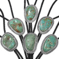 Green Turquoise Bolo Tie Number 8 Nevada 40016