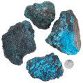 Gemstone Cabochons Cabbing Rough Bisbee Shattuckite Mineral 37515