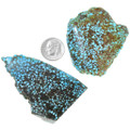 High Grade Turquoise Rough Cabbing Inlay 37519