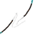 Beaded Heishi Natural Turquoise Necklace 31891