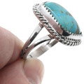 Sterling Silver Ladies Turquoise Ring 42452