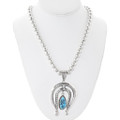 Kingman Turquoise Nugget Naja Necklace 42500