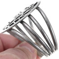 Unique Hopi Sterling Silver Overlay Bracelet 42568