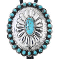 Genuine Turquoise Turquoise Bolo Tie 22585