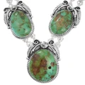 Navajo Turquoise Necklace Earrings Set 37586