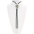 Western Turquoise Native American Sterling Silver Bolo Tie 42862