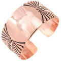 Native American Heavy Gauge Copper Cuff Bracelet 42864