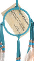Guaranteed Navajo Made Leather Dreamcatcher 42937