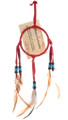 Red Dreamcatcher 3 Inch Navajo Made 42939