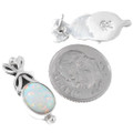 Authentic Native American Opal Post Earrings 43011