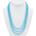Three Strand Navajo Turquoise Necklace 43052