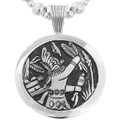 Sterling Silver Kachina Pendant 43067