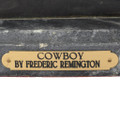 Frederic Remington Bronze Artwork "Cowboy" Sculpture 43108