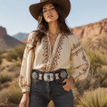Kingman Turquoise Navajo Style Concho Belt 13142