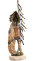 Carl Kauba Native American Bronze Sioux Warrior Sculpture Set 43295