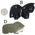 Carved Stone Horse Fetish Zuni Carvings 43341