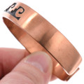 Heavy Gauge Navajo Copper Bracelet 31748