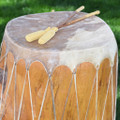 Authentic Native American Rawhide Drum Mallets Included 43527