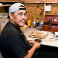 Navajo Turquoise Jewelry Artist Garrison Boyd 43556
