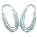 Native American Beaded Turquoise Necklaces 43599